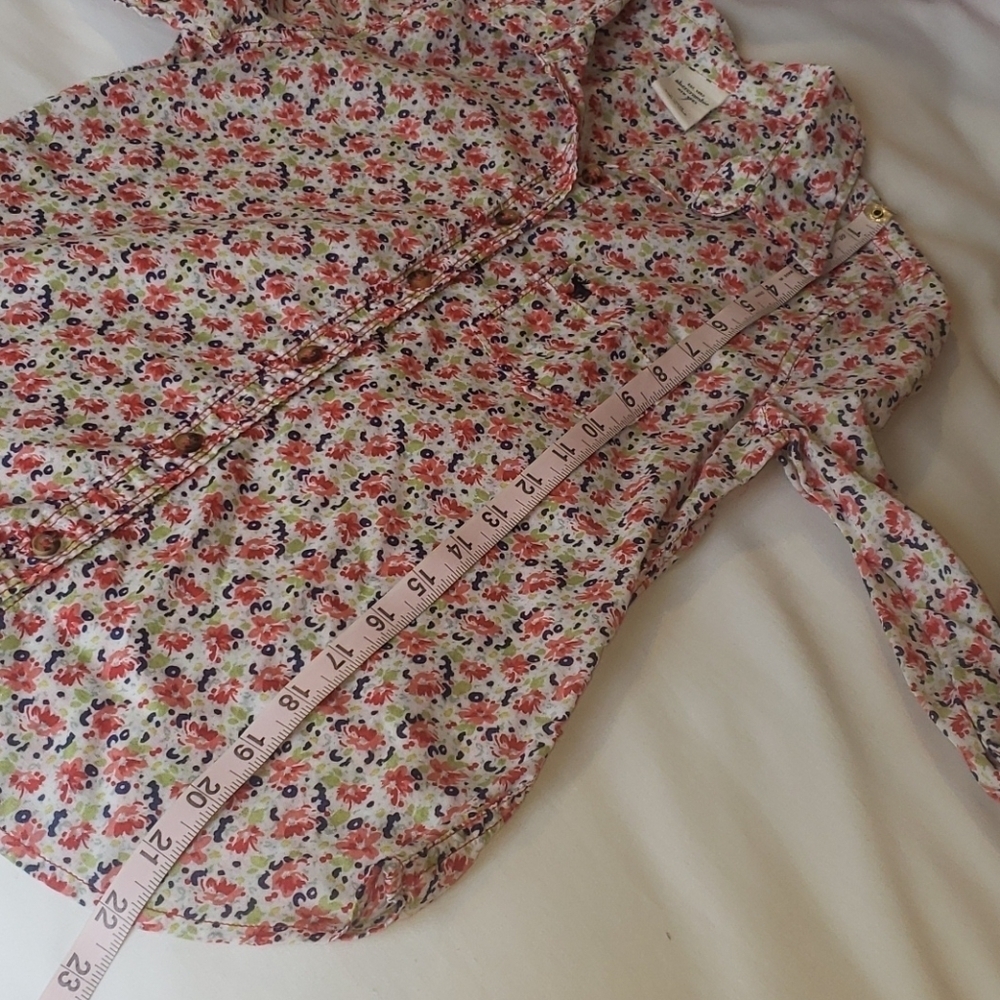 Abercrombie floral blouse #010 - Picture 6 of 9